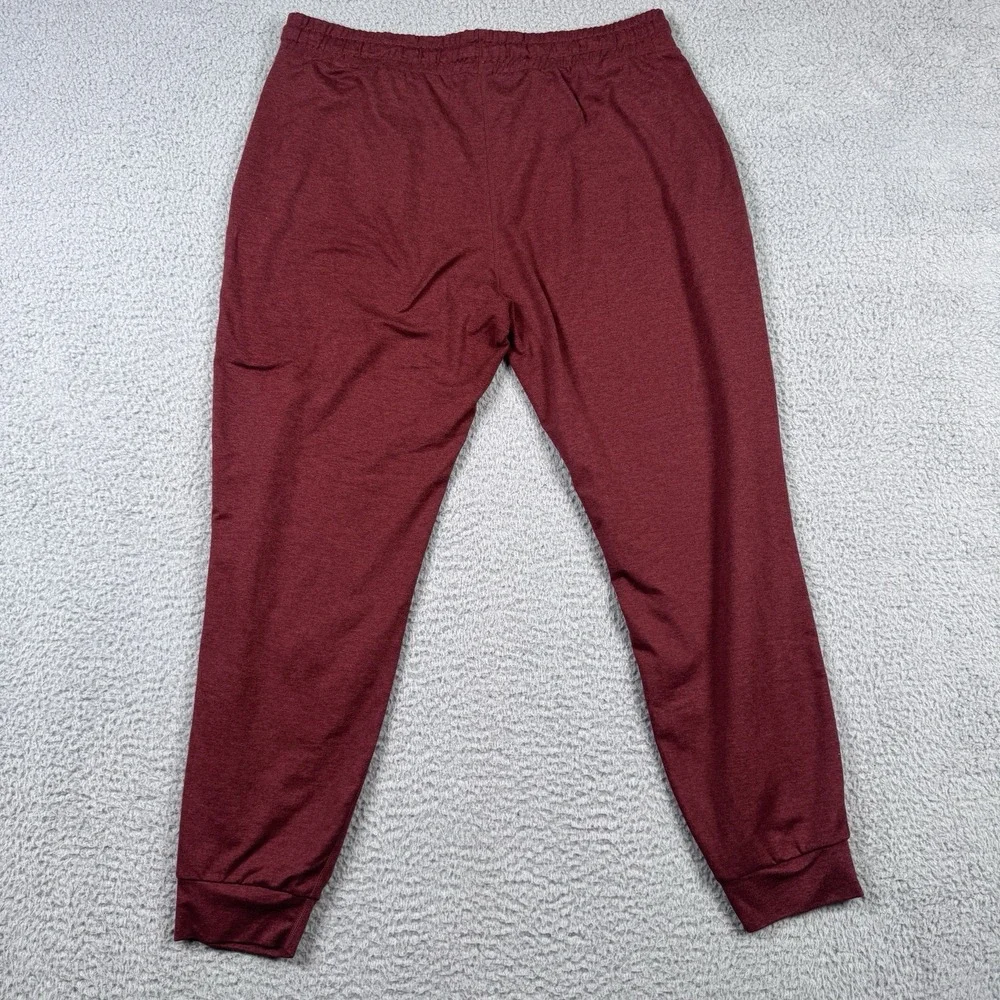 Vuori Performance Joggers Womens Medium Red Pull On Tapered Comfort Soft Pants